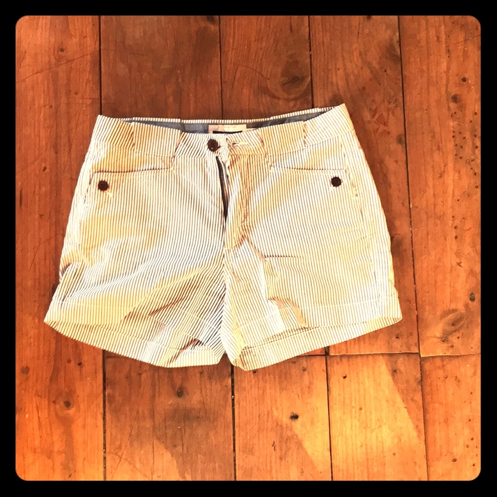 Pinstriped shorts